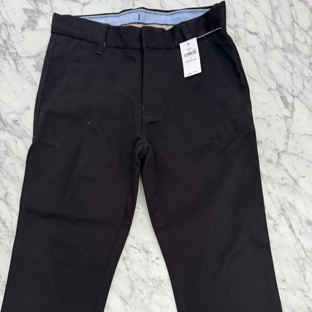 GAP Kids Black Chino Pants Size 8 NWT